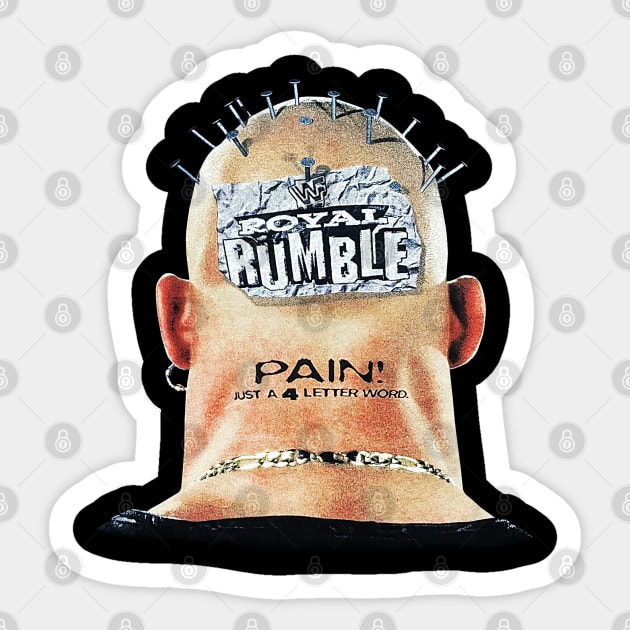 Stone Cold Steve Austin - Royal Rumble - WWF Wrestling Sticker by nicklower